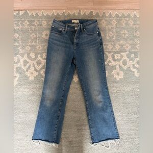 Madewell Curvy kick out jeans 28t